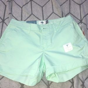 Greenish/blue shorts